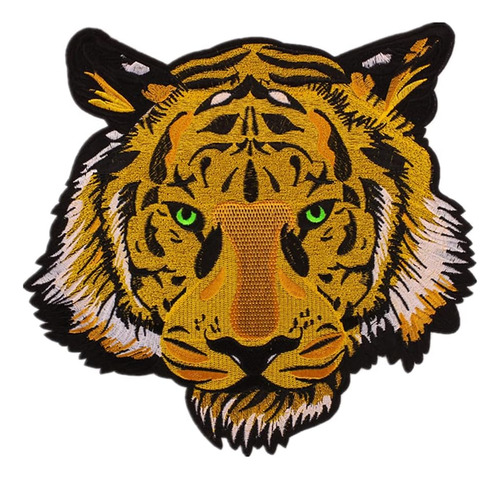 Parche Grande Coser Cabeza De Tigre, Bordado De Bengala...