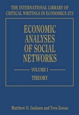 Economic Analyses Of Social Networks - Matthew O. Jacks&-.
