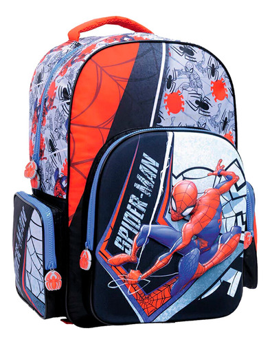 Mochila Espalda Spiderman 18 Pulgadas Primaria Original Sk