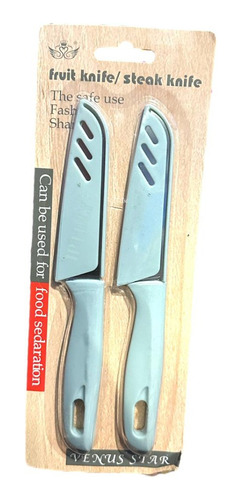 Set De 2 Cuchillo De Cocina Útil Para Verduras Y Frutas 20cm