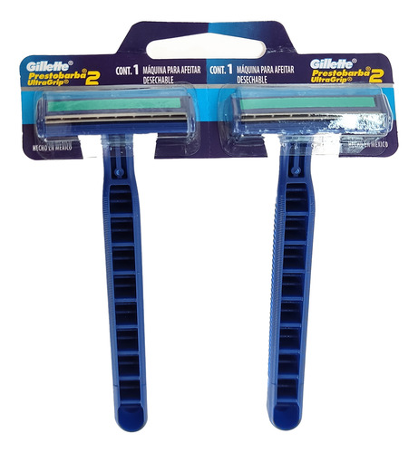 Rastrillo Desechable Gillette Prestobarba2 Ultragrip Pack2