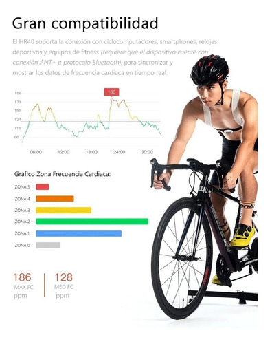 Imagen 3 de 10 de Banda Cardiaca Compatible Garmin Y Equipos Tecnolo Ant+/2