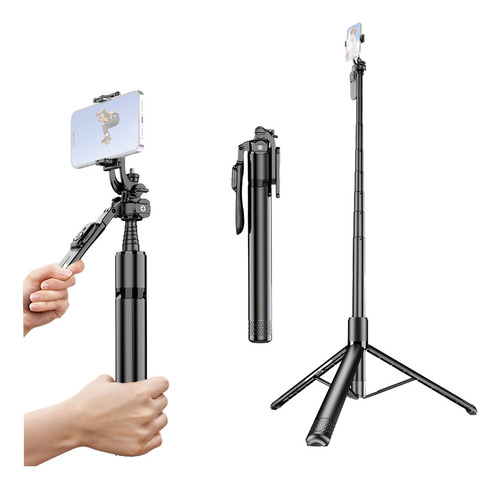 Bola Portátil Selfie Stick De Aleación De Aluminio De 79,5 P