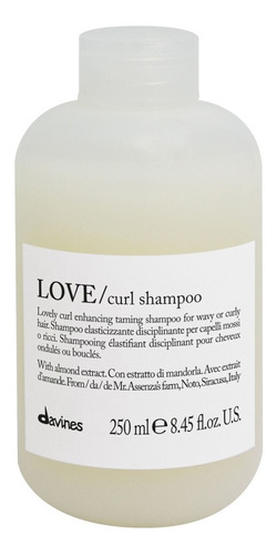 Shampoo Love Curl Suavidad Y Definicion Rizos 250 Ml Davines