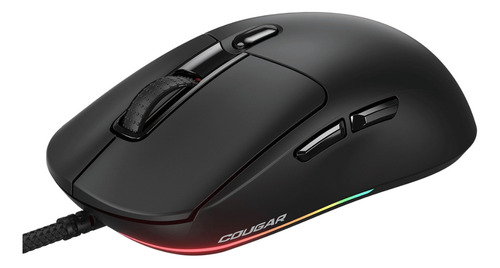 Mouse Gamer Cougar Minos Neo Black Rgb 6200dpi Ultraliviano