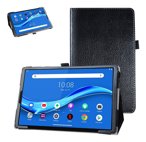 Funda Para Tablet Lenovo Tab M10 Plus - Color Negro