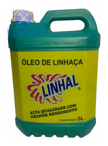 Oleo De Linhaça Linhal 5 Lt Impermeabilizante Madeira C/ Nfe