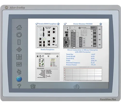 Ihm Allen Bradley Panelview Plus 2711p-t10c22d9pk 10