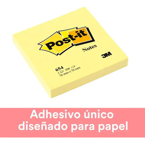 Post It 7,6x7,6 Cm 100 Hojas Torre