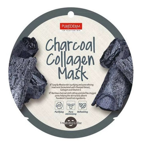 Purederm Charcoal Collagen Mascara Hidratante