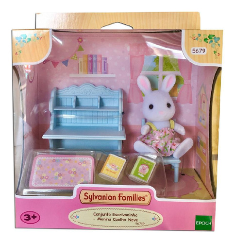 Sylvanian Families Escrivaninha Menina Coelho Neve 5679