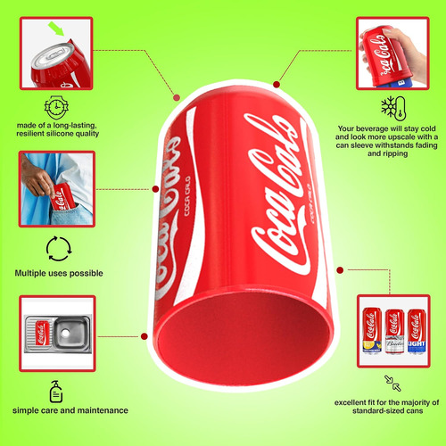 Ulova Funda De Silicona Para Latas (paquete De 6) Oculta T
