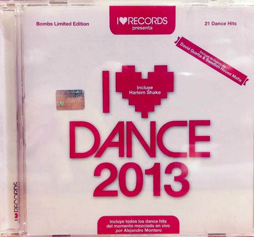 Cd I Love Dance 2013 ( Varios ) Nuevo