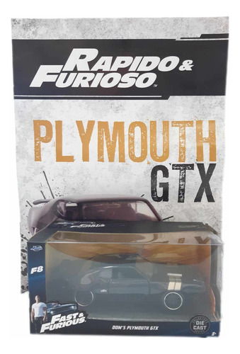 Auto Coleccion Rapido Y Furioso Dom's Plymouth Gtx