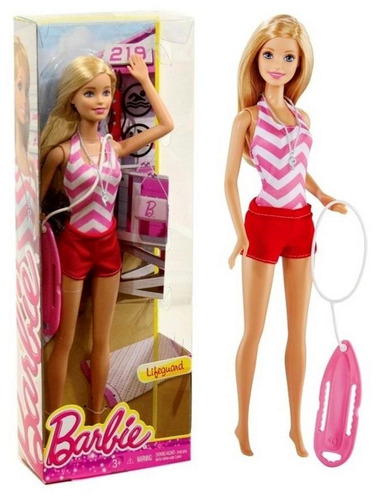 Boneca Barbie Profissões Salva Vidas Original Mattel