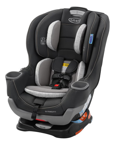 Cadeira Infantil Para Carro 3 Em 1 Extend2 Fit Cinza - Graco