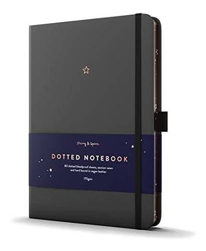 Star Bullet Dotted Journal Dot Grid Notebook Grueso 170...