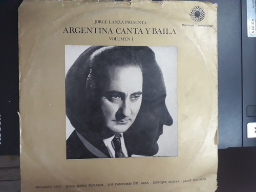 Jorge Lanza - Argentina Canta Y Baila (falú-dávalos) Vinilo