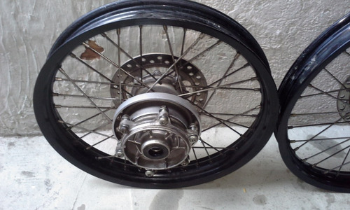 Imagem 2 de 10 de Roda Dianteira E Roda Traseira Moto Honda Xre 300 Original
