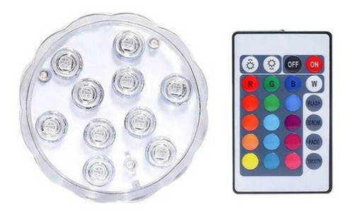 Imagen 1 de 2 de Luz Para Piscina Impermeable Sumergible Acuario Fiesta Rgb