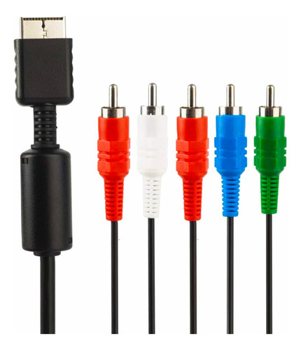 Cable Av Componente Hd  Compatible Con Ps3/ps2 (Reacondicionado)