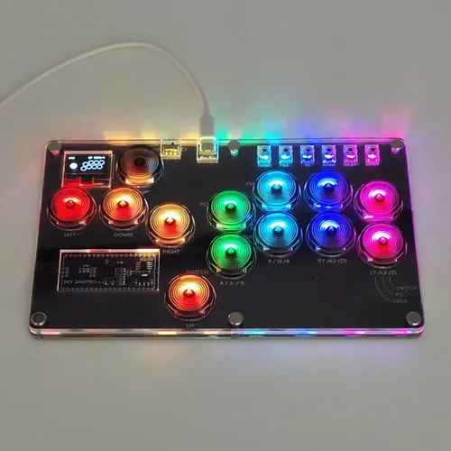 13key Joystick Hitbox Keyboard Arcade Stick Controller For