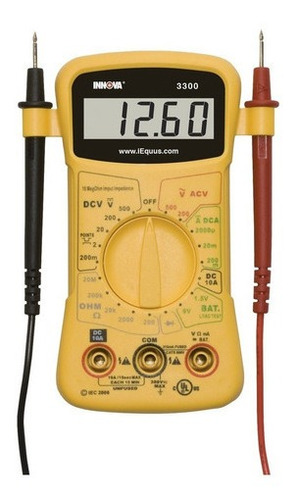 Imagen 1 de 3 de Innova 3300 Multimetro Digital Automotriz Basico 10 Megohm