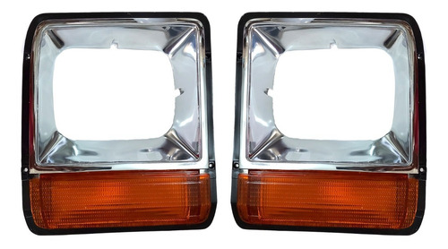 Imagen 1 de 5 de Bisel Cromado Dodge Pick Up Ram 80 81 82 83 84 Nuevo El Par