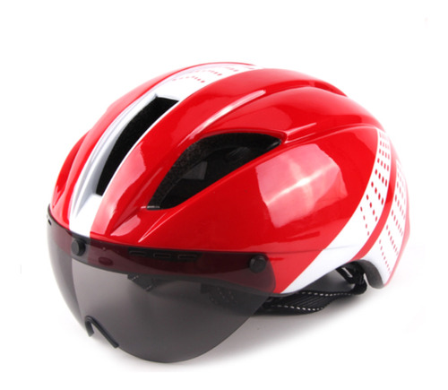 Casco Para Bicicleta De Alta Resistencia Con Lentes