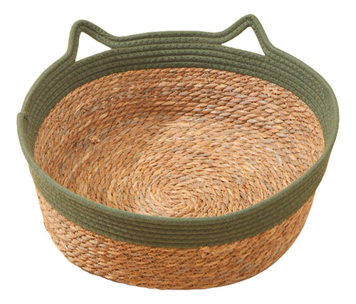 Cama Para Gatos Tejida A Mano, Cama Para Verde 45cmx15cm