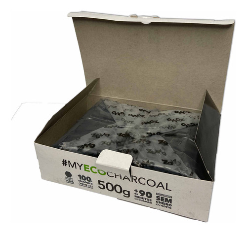 Carvão De Côco Para Narguilé 500g Zomo