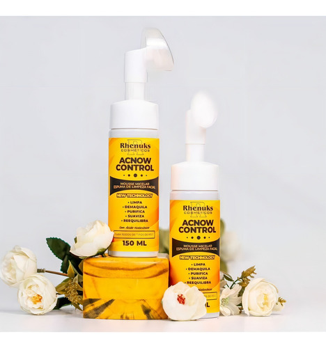 Demaquilante mousse Rhenuks Cosméticos para a pele demaquilante - volume da unidade de 150mL