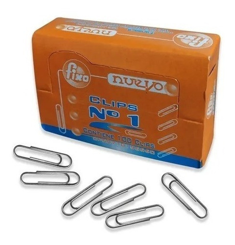 Clips Standard Nro.1 Fixo  Pack De 6 