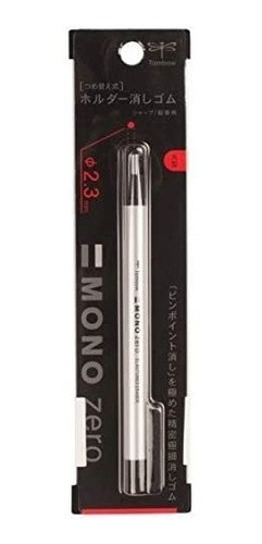 Borrador Tombow Mono Zero Circular 2.3mm Retractil Plata