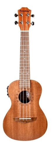 Copacabana Cpuk058 Ukulele Soprano Elec/acustico Mad Caoba Color Marrón