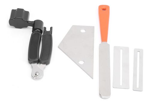 Kit De Herramientas Para Guitarra, 3 En 1, De Acero Inoxidab