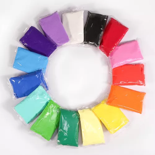 Kit de arcilla de modelado para niños, 50 colores de arcilla mágica seca al  aire con herramientas, accesorios de animales, arcilla de moldeo súper