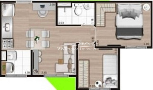 Imagem 17 de 18 de Apartamento Em Condomínio Padrão Para Venda No Bairro Mooca, 2 Dorm, 1 Vagas, 35m² - 1221