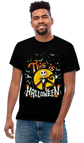 Playera Halloween Day Diseño 157 Calabazas Terror Beloma 