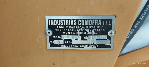 Imagen 4 de 6 de Mixer Marca:comofra Sf-2000, 4 Mts Cub,año 2014,balanza,lona