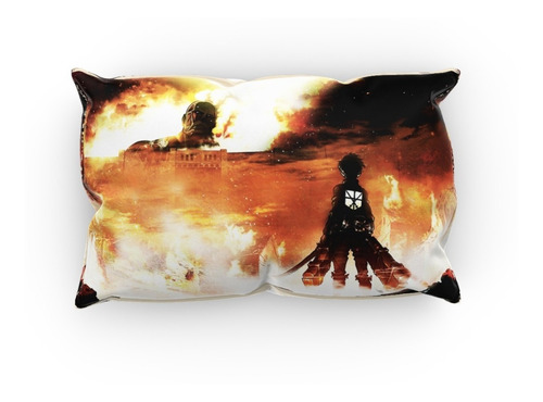 Cojin Almohada Attack On Titan Colosal Diseño Artistico Color Shingeki No Kyojin Diseño De La Tela Lisa