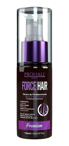 Tônico Force Hair Crescimento Capilar Prohall 150ml