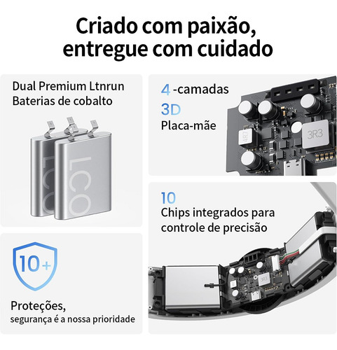 Kiwi Design H4 Boost Faixa Vr Com Bateria Para Quest 3/3s