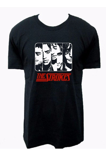 Polera The Strokes. Banda.