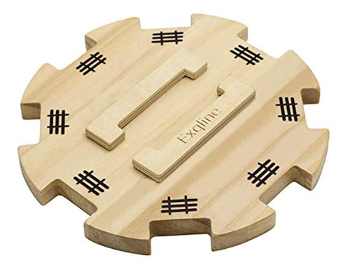 Cubo De Madera Para Domino De Tren Mexicano Con Fondo De Fi