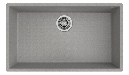 Lavaplatos Square 72.40 Tg Granito Stone Gray Teka Gris / Stone Grey