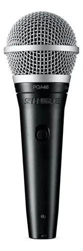 Microfone Dinâmico Shure Pga48-lc Cardióide Para Vocal