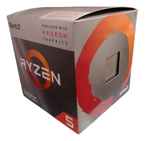 Procesador Amd Ryzen 5 3400g 3.7 - 4.2 Ghz + Radeon Vega