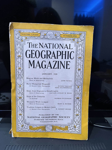 National Geographic Magazine / January 1938