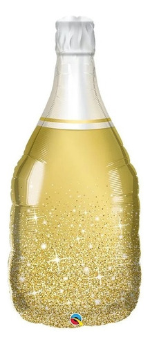 Balão Festa Microfoil 39 -garrafa Champagne Espumante -01 Un